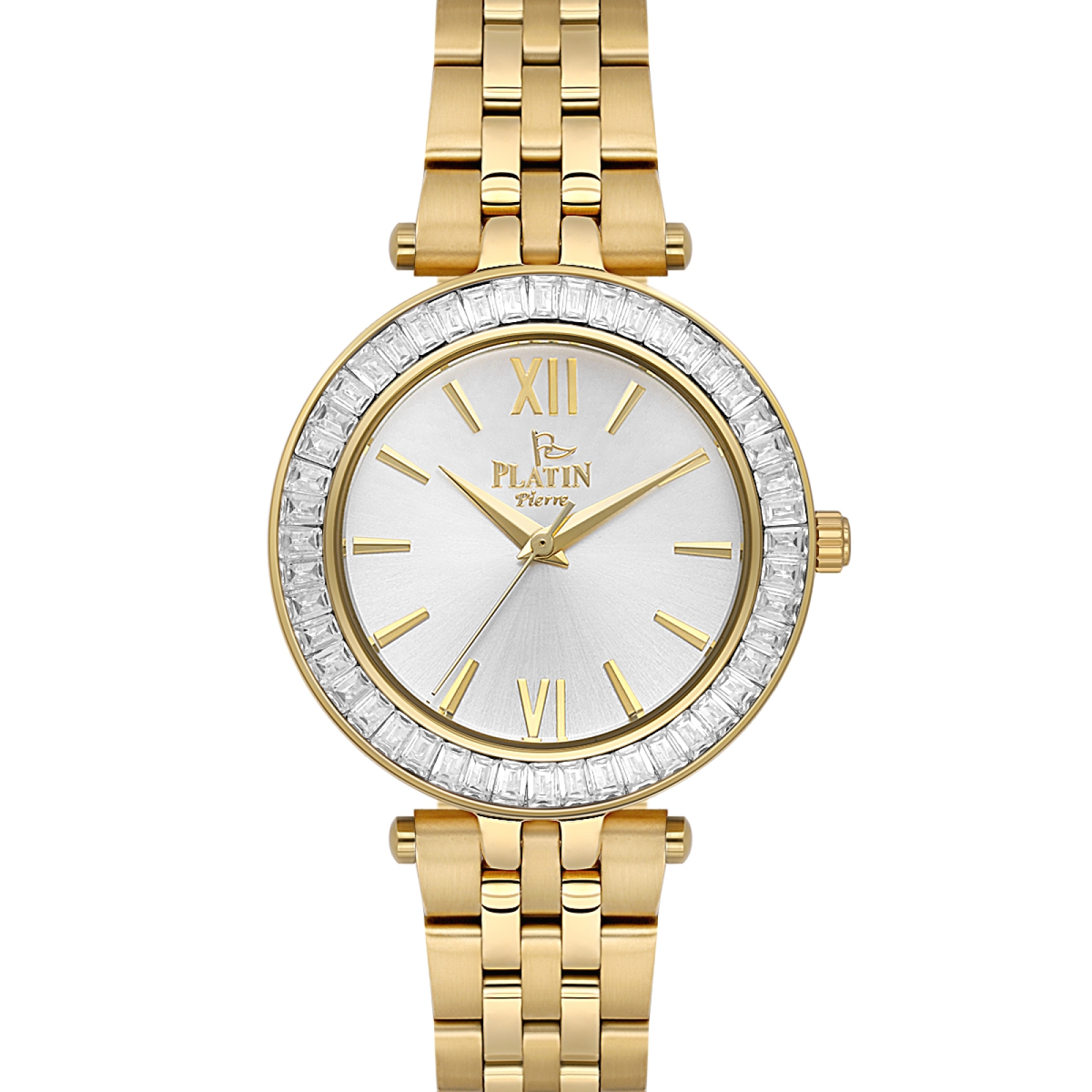 PLATİN PİERRE KADIN KOL SAATİ